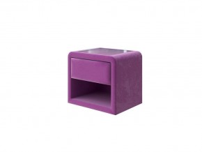 PROxSON Тумба Cube (Ткань: Велюр Shaggy Wine) 52x41 в Муравленко - muravlenko.ok-mebel.com | фото