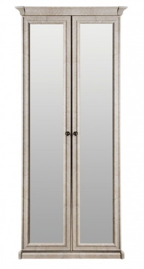 Шкаф 2-х створчатый с зеркалом Афина (крем корень) в Муравленко - muravlenko.ok-mebel.com | фото