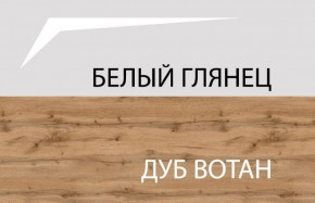 Шкаф 2DG с полками, TAURUS, цвет белый/дуб вотан в Муравленко - muravlenko.ok-mebel.com | фото 4