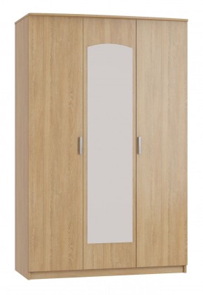Шкаф 3-х дверный с зеркалом Шк210.1 МС Ирина в Муравленко - muravlenko.ok-mebel.com | фото