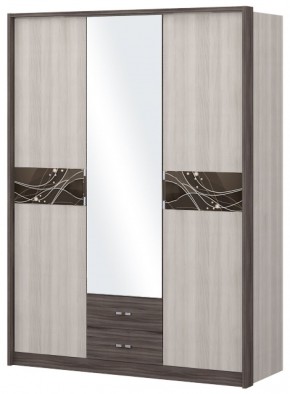 Шкаф 3-х дверный с зеркалом Шк68.2 МС Николь в Муравленко - muravlenko.ok-mebel.com | фото