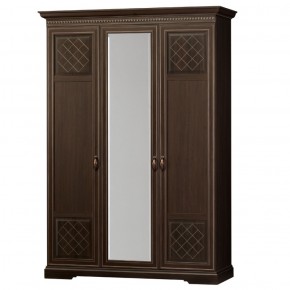 Шкаф для одежды 3-дверный №800 Парма Дуб нортон темный в Муравленко - muravlenko.ok-mebel.com | фото
