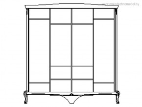 Шкаф для одежды Мокко ММ-316-01/04Б в Муравленко - muravlenko.ok-mebel.com | фото 2