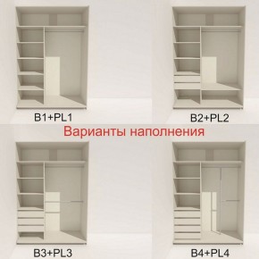 Шкаф-купе 1600 серии SOFT D1+D3+B2+PL1 (2 ящика+1штанга) профиль «Графит» в Муравленко - muravlenko.ok-mebel.com | фото 5