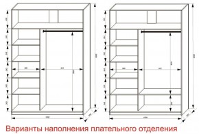 Шкаф-купе 1600 серии SOFT D6+D4+B2+PL2 (2 ящика+1штанга+1 полка) профиль «Капучино» в Муравленко - muravlenko.ok-mebel.com | фото 8