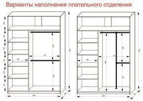 Шкаф-купе 1600 серии SOFT D6+D4+B2+PL2 (2 ящика+1штанга+1 полка) профиль «Капучино» в Муравленко - muravlenko.ok-mebel.com | фото 9