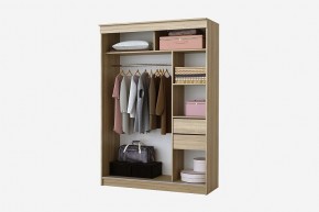 Шкаф-купе Бабочка 1.5 серия Альянс (дуб сонома) в Муравленко - muravlenko.ok-mebel.com | фото 2