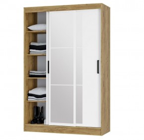 Шкаф-купе Тайм ШКК-03 (крафт/белый) в Муравленко - muravlenko.ok-mebel.com | фото 3