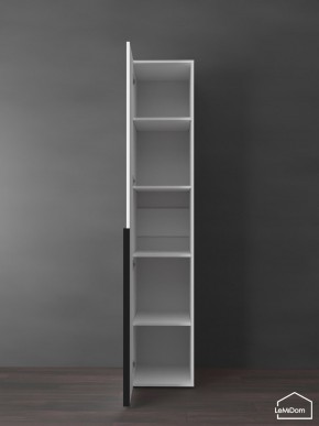 Шкаф Linnea MHR-1-2 2050х400х510 (Белый-М 11.1.2) в Муравленко - muravlenko.ok-mebel.com | фото 4
