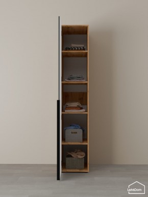 Шкаф Linnea MHR-1-2 2050х400х510 (ДВ-М 11.1.25) в Муравленко - muravlenko.ok-mebel.com | фото 4