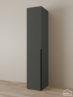 Шкаф Linnea MHR-1-2 2050х400х510 (Графит-М 11.1.25) в Муравленко - muravlenko.ok-mebel.com | фото