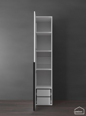 Шкаф Linnea MHR-1-4 2050х400х510 (Белый-М 11.1.1) в Муравленко - muravlenko.ok-mebel.com | фото 7
