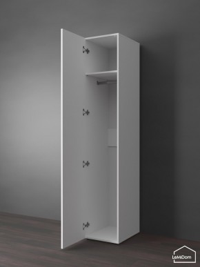 Шкаф Linnea MHR-1PO 2050х400х510 (Белый-М 11.1.1) в Муравленко - muravlenko.ok-mebel.com | фото 4