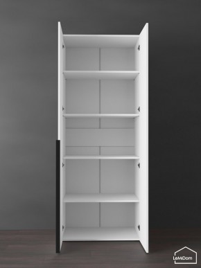 Шкаф Linnea MHR-2-2 2050х800х510 (Белый-М 11.1.2) в Муравленко - muravlenko.ok-mebel.com | фото 4