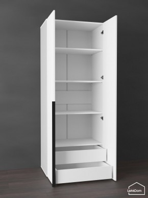 Шкаф Linnea MHR-2-4 2050х800х510 (Белый-М 11.1.1) в Муравленко - muravlenko.ok-mebel.com | фото 5