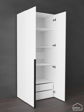 Шкаф Linnea MHR-2-4 2050х800х510 (Белый-М 11.1.2) в Муравленко - muravlenko.ok-mebel.com | фото 6