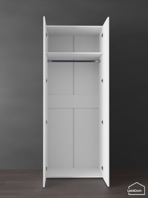 Шкаф Linnea MHR-2PO 2050х800х510 (Белый-М 11.1.1) в Муравленко - muravlenko.ok-mebel.com | фото 4