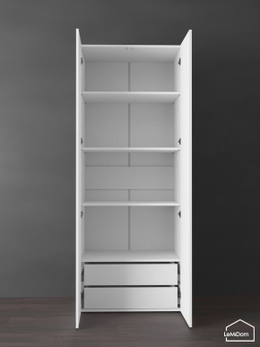 Шкаф Linnea MHR-2PO-4 2050х800х510 (Белый-М 11.1.2) в Муравленко - muravlenko.ok-mebel.com | фото 5