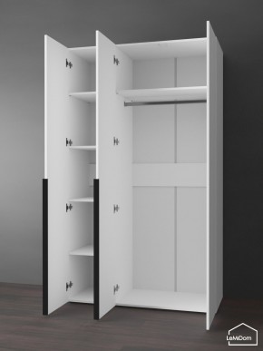 Шкаф Linnea MHR-3-1 2050х1200х510 (Белый-М 11.1.2) в Муравленко - muravlenko.ok-mebel.com | фото 5
