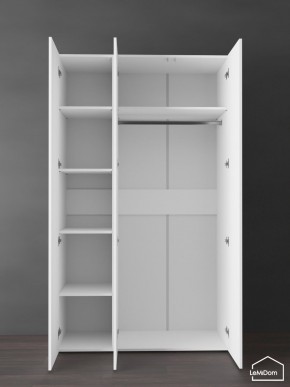 Шкаф Linnea MHR-3PO-1 2050х1200х510 (Белый-М 11.1.1) в Муравленко - muravlenko.ok-mebel.com | фото 5