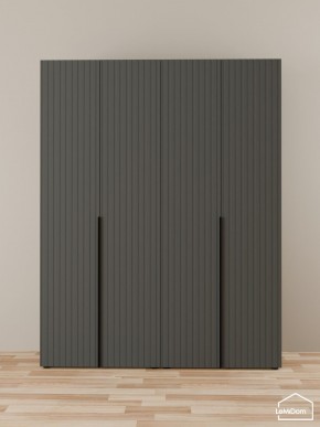 Шкаф Linnea MHR-4-1 2050х1600х510 (Графит-М 11.1.25) в Муравленко - muravlenko.ok-mebel.com | фото