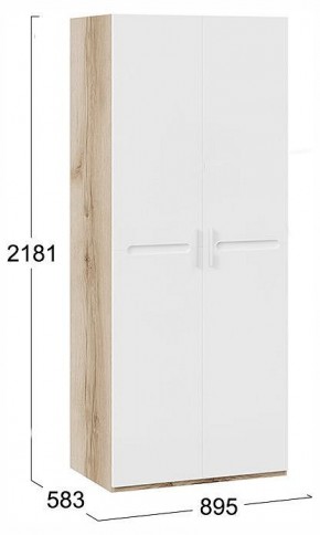 Шкаф платяной Фьюжн ТД-260.07.02 в Муравленко - muravlenko.ok-mebel.com | фото 4