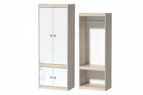 Шкаф Галактика (Дуб Сонома/Белый глянец) в Муравленко - muravlenko.ok-mebel.com | фото