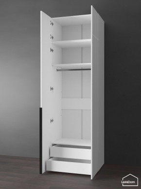 Шкаф с антресолью Linnea MHR-2A-3 2450х800х510 (Белый-М 11.1.1) в Муравленко - muravlenko.ok-mebel.com | фото 5