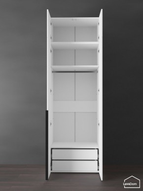 Шкаф с антресолью Linnea MHR-2A-3 2450х800х510 (Белый-М 11.1.1) в Муравленко - muravlenko.ok-mebel.com | фото 6