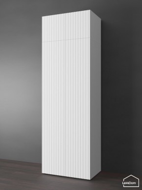 Шкаф с антресолью Linnea MHR-2POA-1 2450х800х510 (Белый-М 11.1.1) в Муравленко - muravlenko.ok-mebel.com | фото