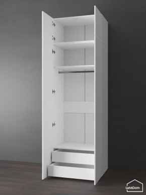 Шкаф с антресолью Linnea MHR-2POA-3 2450х800х510 (Белый-М 11.1.1) в Муравленко - muravlenko.ok-mebel.com | фото 6