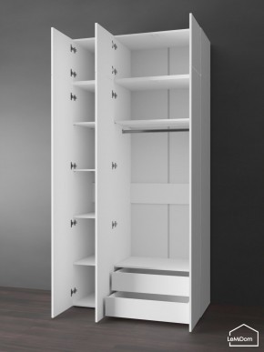 Шкаф с антресолью Linnea MHR-3POA-2 2450х1200х510 (Белый-М 11.1.1) в Муравленко - muravlenko.ok-mebel.com | фото 5