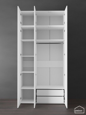 Шкаф с антресолью Linnea MHR-3POA-2 2450х1200х510 (Белый-М 11.1.1) в Муравленко - muravlenko.ok-mebel.com | фото 6