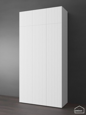Шкаф с антресолью Linnea MHR-3POA-2 2450х1200х510 (Белый-М 11.1.2) в Муравленко - muravlenko.ok-mebel.com | фото