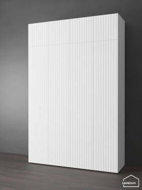Шкаф с антресолью Linnea MHR-4POA-2 2450х1600х510 (Белый-М 11.1.2) в Муравленко - muravlenko.ok-mebel.com | фото