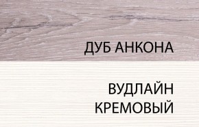 Шкаф угловой с полками 97х97, OLIVIA, цвет вудлайн крем/дуб анкона в Муравленко - muravlenko.ok-mebel.com | фото 4