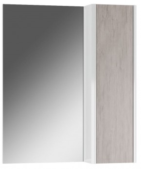 Шкаф-зеркало Uno 60 Дуб серый левый/правый Домино (DU1503HZ) в Муравленко - muravlenko.ok-mebel.com | фото