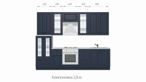 Кухонный гарнитур Вена в Муравленко - muravlenko.ok-mebel.com | фото 3