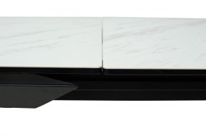 Стол CREMONA 180 KL-99 Белый мрамор матовый, итальянская керамика / черный каркас, ®DISAUR в Муравленко - muravlenko.ok-mebel.com | фото 12