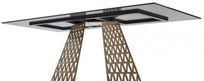 Стол ENNA 220 KL-188 Контрастный мрамор матовый, итальянская керамика/ каркас цвета шампань, ®DISAUR в Муравленко - muravlenko.ok-mebel.com | фото 12