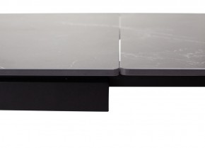 Стол FORIO 160 MATT BLACK MARBLE SOLID CERAMIC / BLACK, ®DISAUR в Муравленко - muravlenko.ok-mebel.com | фото 2