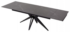 Стол FORIO 160 MATT BLACK MARBLE SOLID CERAMIC / BLACK, ®DISAUR в Муравленко - muravlenko.ok-mebel.com | фото 5