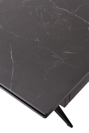 Стол FORIO 160 MATT BLACK MARBLE SOLID CERAMIC / BLACK, ®DISAUR в Муравленко - muravlenko.ok-mebel.com | фото 9