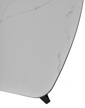 Стол RASMUS 160 TL-45 Белый мрамор, испанская керамика / черный каркас, ®DISAUR в Муравленко - muravlenko.ok-mebel.com | фото 6