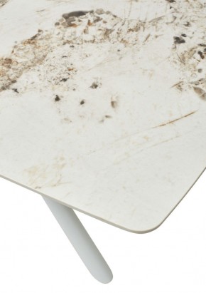 Стол RIVOLI 140 GLOSS LUXURY PANDORA SOLID CERAMIC / WHITE, ®DISAUR в Муравленко - muravlenko.ok-mebel.com | фото 10