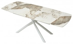 Стол RIVOLI 140 GLOSS LUXURY PANDORA SOLID CERAMIC / WHITE, ®DISAUR в Муравленко - muravlenko.ok-mebel.com | фото 6