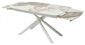 Стол RIVOLI 140 GLOSS LUXURY PANDORA SOLID CERAMIC / WHITE, ®DISAUR в Муравленко - muravlenko.ok-mebel.com | фото 8