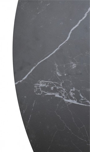 Стол TERNI 120 MATT BLACK MARBLE SOLID CERAMIC Черный мрамор матовый, керамика /Черн.каркас, ®DISAUR в Муравленко - muravlenko.ok-mebel.com | фото 9