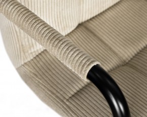 Стул барный DOBRIN KRUGER ARM BLACK, бежевый вельвет (LAR-E2041-04) в Муравленко - muravlenko.ok-mebel.com | фото 10