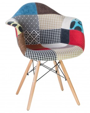 Стул обеденный DOBRIN DAW PATCHWORK, цвет сиденья мозаика в Муравленко - muravlenko.ok-mebel.com | фото